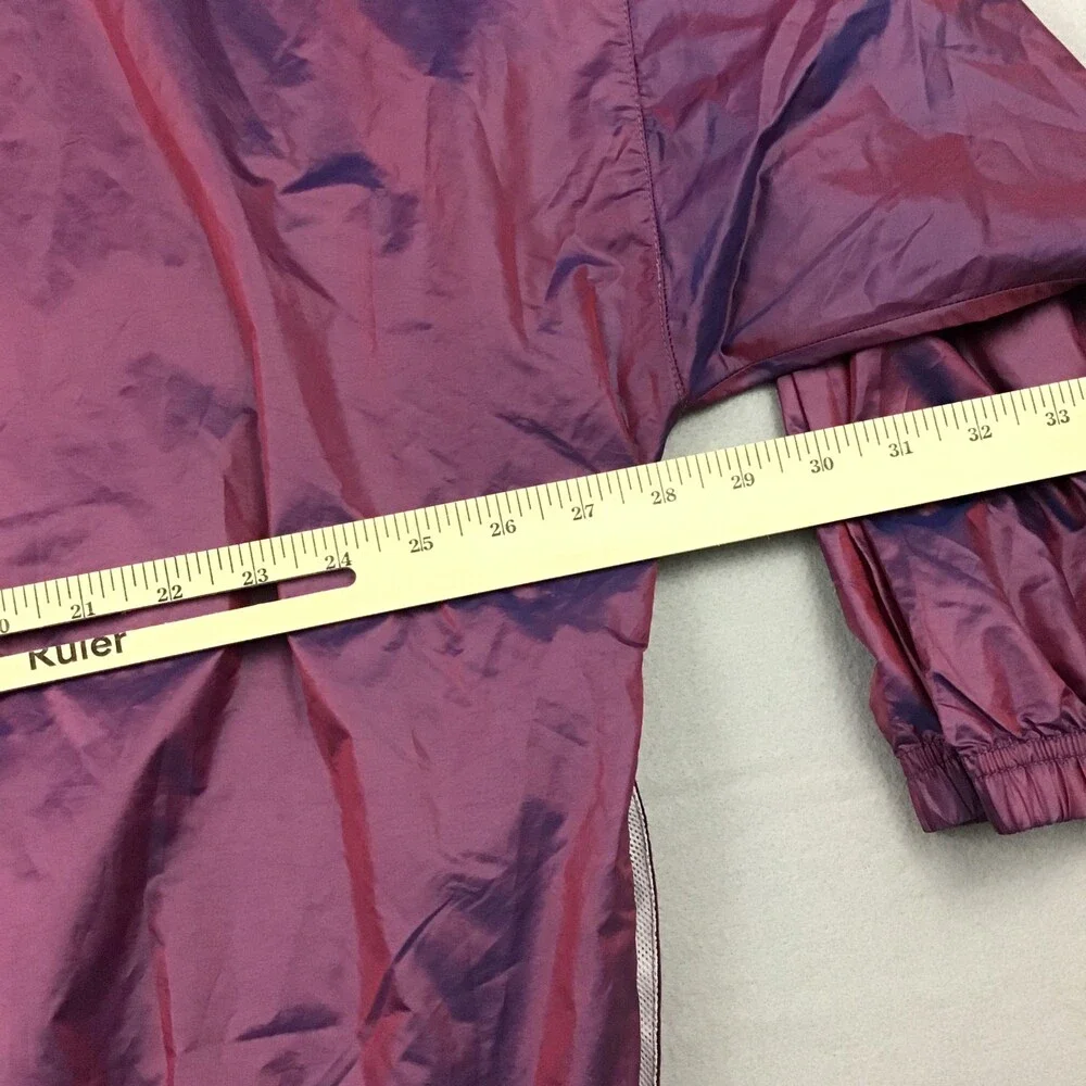 Nike Golf Jacket Men Extra Large Purple Iridescent 1/4 Zip Just Do It Patch XL